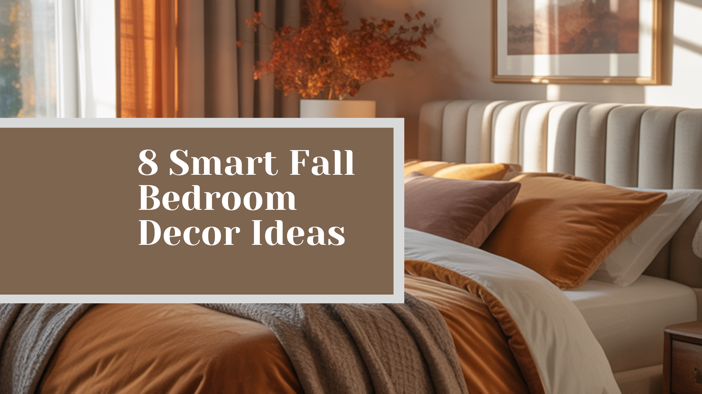 8 Smart Fall Bedroom Decor Ideas 8 Smart Fall Bedroom Decor Ideas