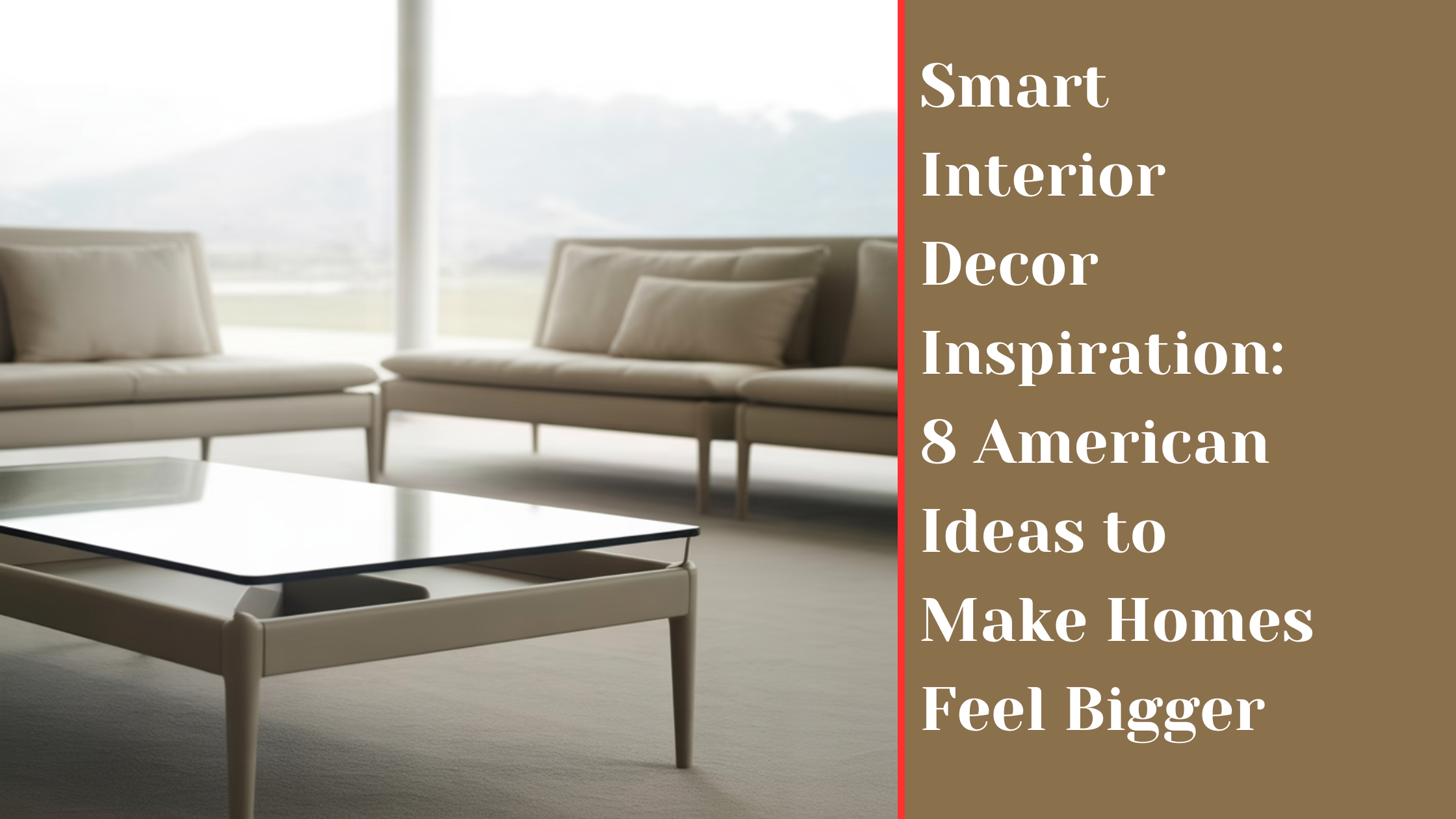 Smart Interior Decor Inspiration: 8 American Ideas to Make Homes Feel Bigger Smart Interior Decor Inspiration: 8 American Ideas to Make Homes Feel Bigger